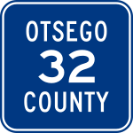 Otsego County Route 32 NY (old).svg