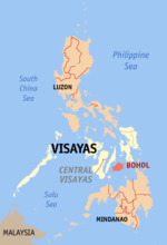Locator map of Bohol