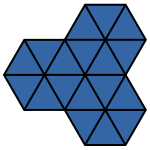 Polyiamond 3-fold mirror symmetry (0 deg).svg
