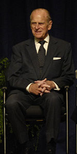 Prince Phillip, Duke of Edinborough at NASA in 2007