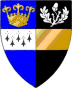 The arms granted to Surrey County Council in 1934 and used until 1974