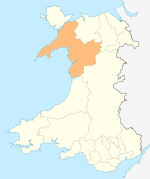 Wales Gwynedd locator map.svg