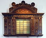 Surgeons instrument chest used by the Leiden surgeons’ guild and decorated with the coats-of-arms of board members