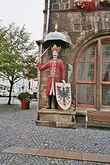 Statue of Roland in Nordhausen.