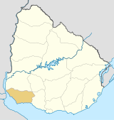Uruguay Colonia map.svg