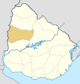 Uruguay Paysandú map.svg