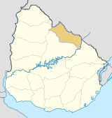 Uruguay Rivera map.svg