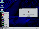 A screenshot of Windows Chicago build 189.