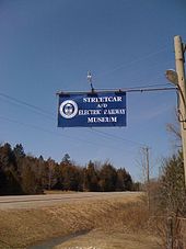 The sign for the Museum on Guelph Line.