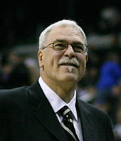 Phil Jackson at a game