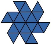 Polyiamond 6-fold rotational symmetry.svg