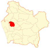 Location of the Cholchol commune in the Araucanía Region