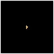 The only image acquired by Mars Climate orbiter on September 7, 1999