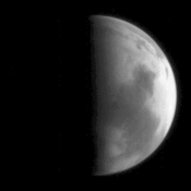 First image of Mars taken by MOC on July 27, 1993