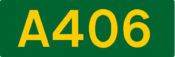 A406 road shield