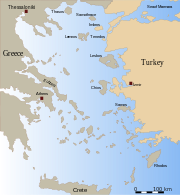 The Aegean sea