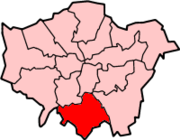 Croydon and Sutton shown within London.PNG