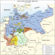 Map of German Reich 1871–1918