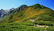 Mount Kisokomagatake from Syogigashirayama 2010-9-26.jpg