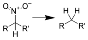 Generalization of the reduction of a nitroalkane to an alkane