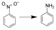 Generalization of the reduction of a nitroarene to aniline