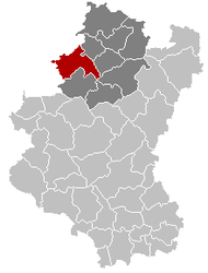 Marche-en-Famenne Luxembourg Belgium Map.png