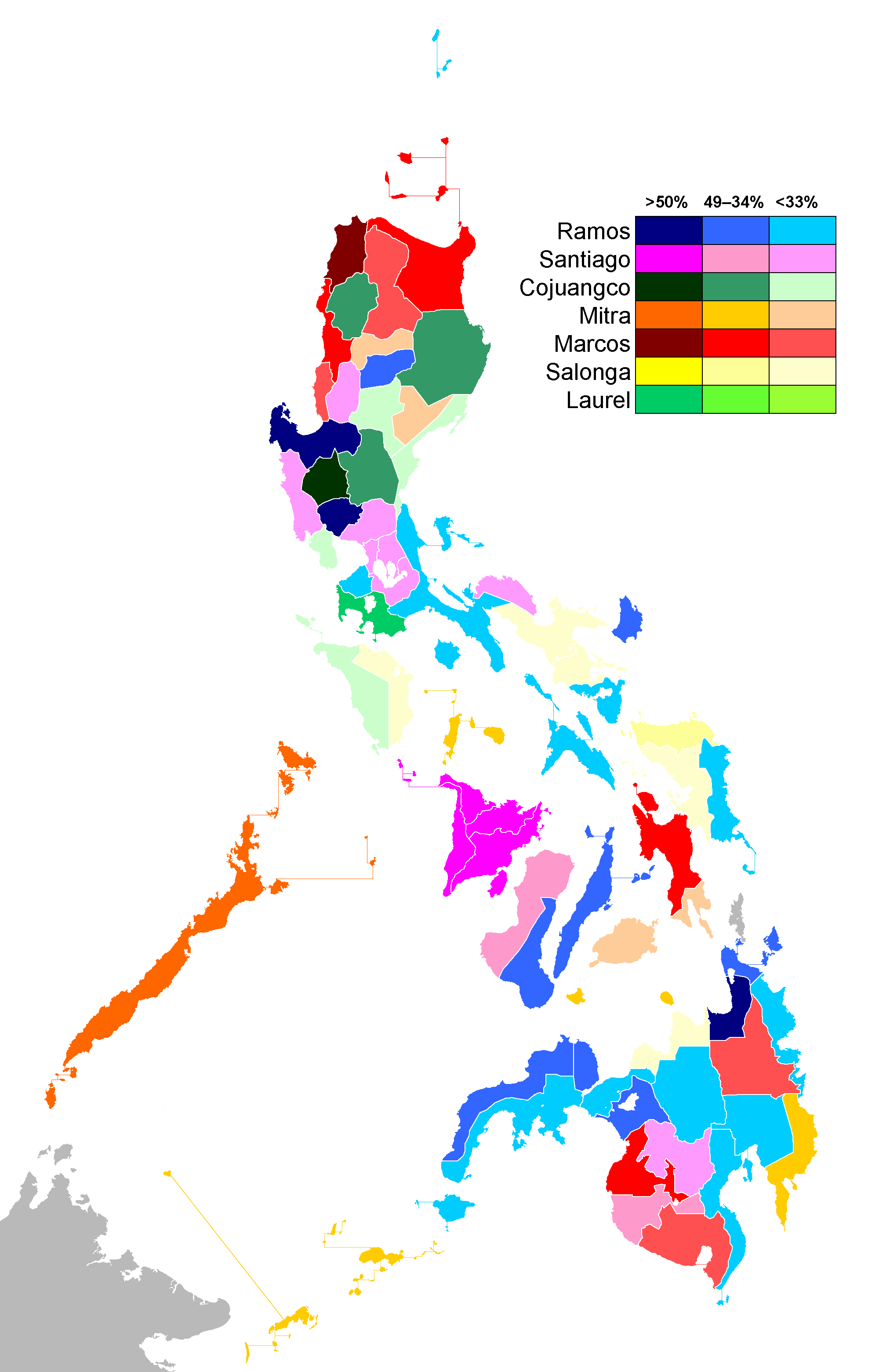 Congressional canvass for the Philippine presidential election, 1992