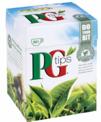 Current PG tips packaging