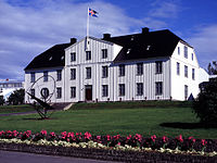 The main building of Menntaskólinn í Reykjavík