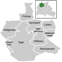 District map of Reinickendorf