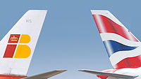 British Airways and Iberia tailfin liveries