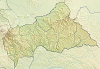 Mont Abourasséin is located in Central African Republic