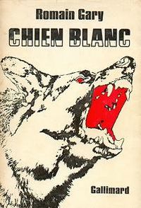 Book cover showing the head of a dog with jaws open.
