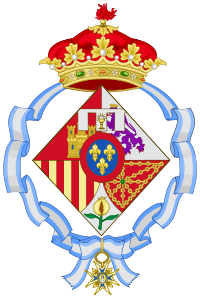 Coat of Infanta Elena of Spain, Duchess of Lugo.svg