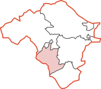 Colwyn Rural District within Radnorshire