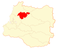 Location of the Commune of Máfil