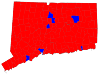 Connecticut Gubernatorial Election Results by municipality, 2006.png