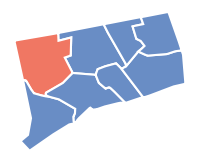 Connecticut Senatorial Election Results by County, 2010.svg