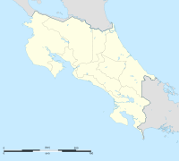 Map showing the location of Tapantí National Park