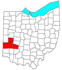 Map of Metro Dayton