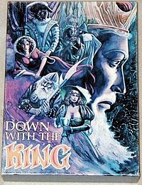 Cover of "Down With the King" game box