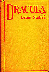 Dracula by Bram Stoker, 1st edition cover, Archibald Constable and Company, 1897
