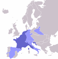 A map of the Napoleonic Empire in 1811