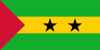 The flag of MLSTP (Movimento de Libertação de São Tomé e Príncipe)
