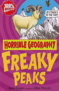 Redesigned front cover of the title Freaky Peaks