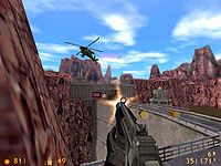 Screenshot of Half-Life (1998).