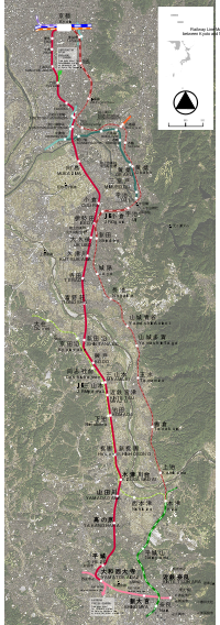 Kyoto-Nara Railway Line Map.svg