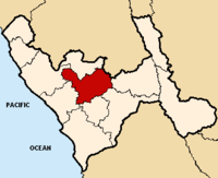 Location of the province Otuzco in La Libertad.PNG