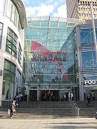 Manchester Arndale from Corporation Street in Exchange Square.jpg