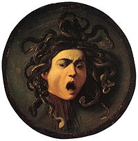 Medusa, by Caravaggio (1595)